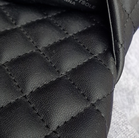 Steven New York Black Quilted Women's Slides Size 8 - Picture 5 of 7